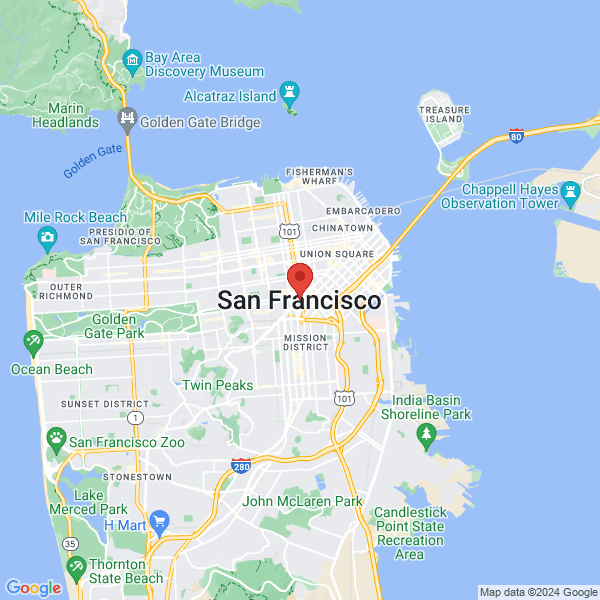 San Francisco - Google map